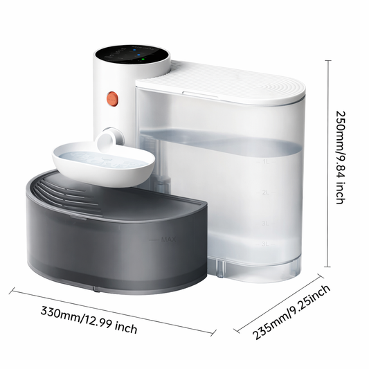 Fontaine à Eau Automatique Silencieuse 3 L – Filtration Continue pour Chat & Chien